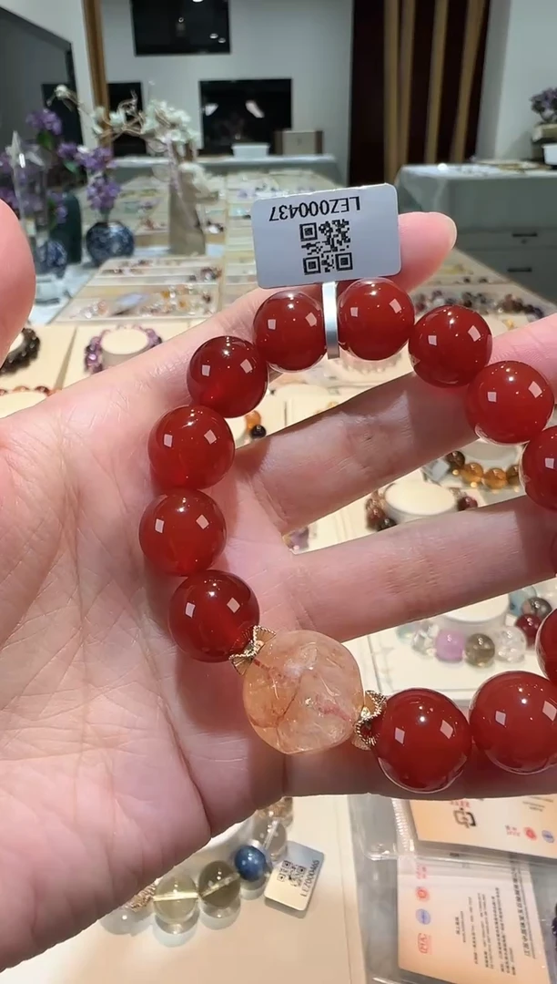 未镶嵌手串玛瑙/玉髓手串
