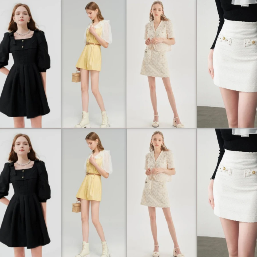 【699上下装合集】卓雅周末舒适优雅雪纺衫&T恤&毛针织衫&半身裙