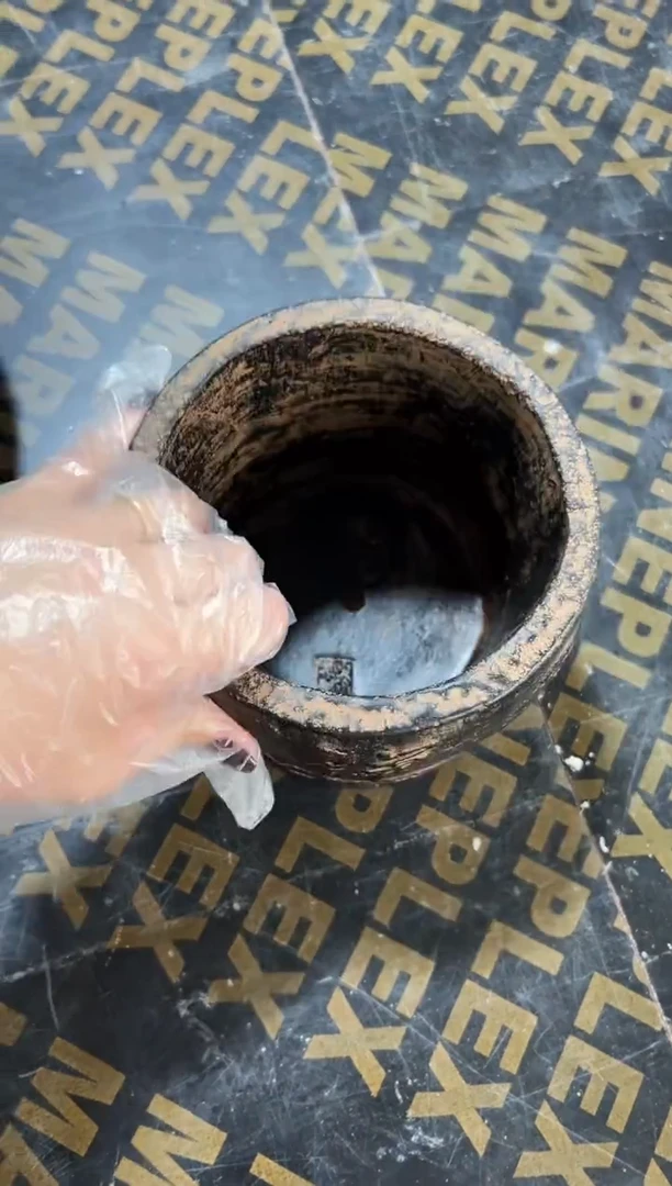 陶土丨禅字祥云大圆盆