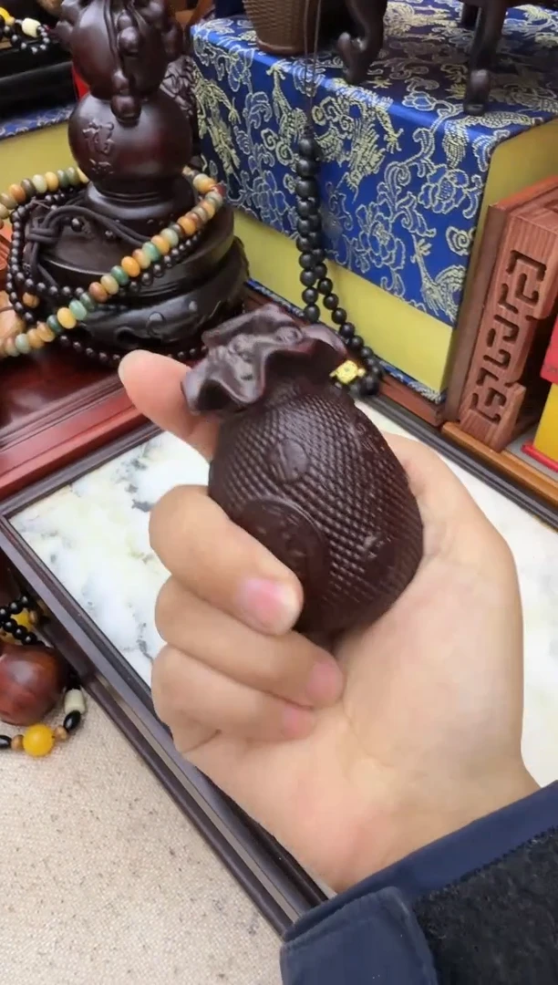 【闪购商品】黑檀钱袋淘多奇好物