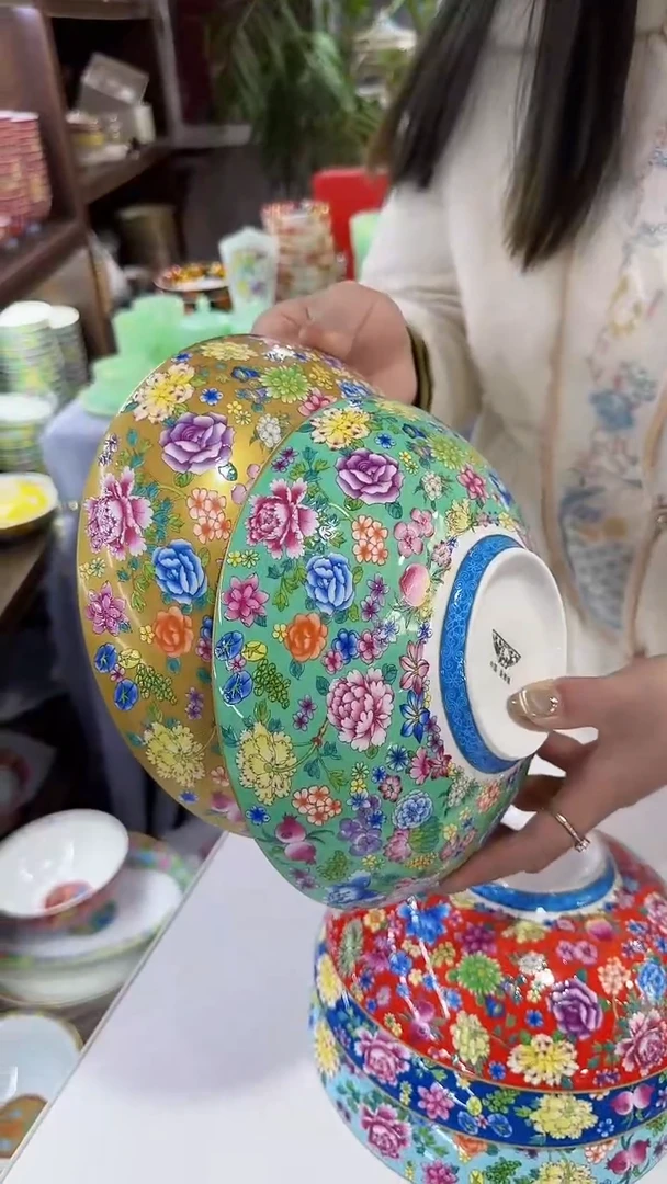 【闪购商品】瓷片8.5英寸元宝盘2个景德镇陶瓷