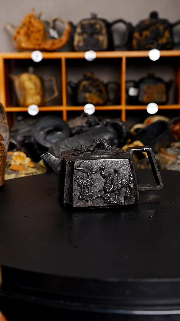 朝****兮冰碛岩石头茶壶
