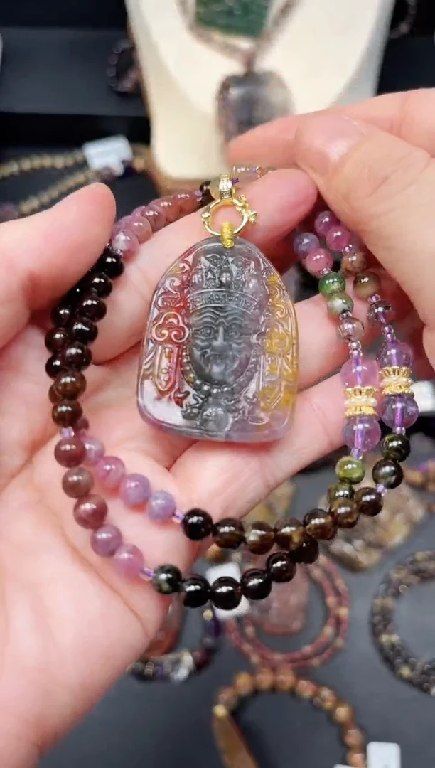 未镶嵌颈饰水晶【百晶灵儿】定制款