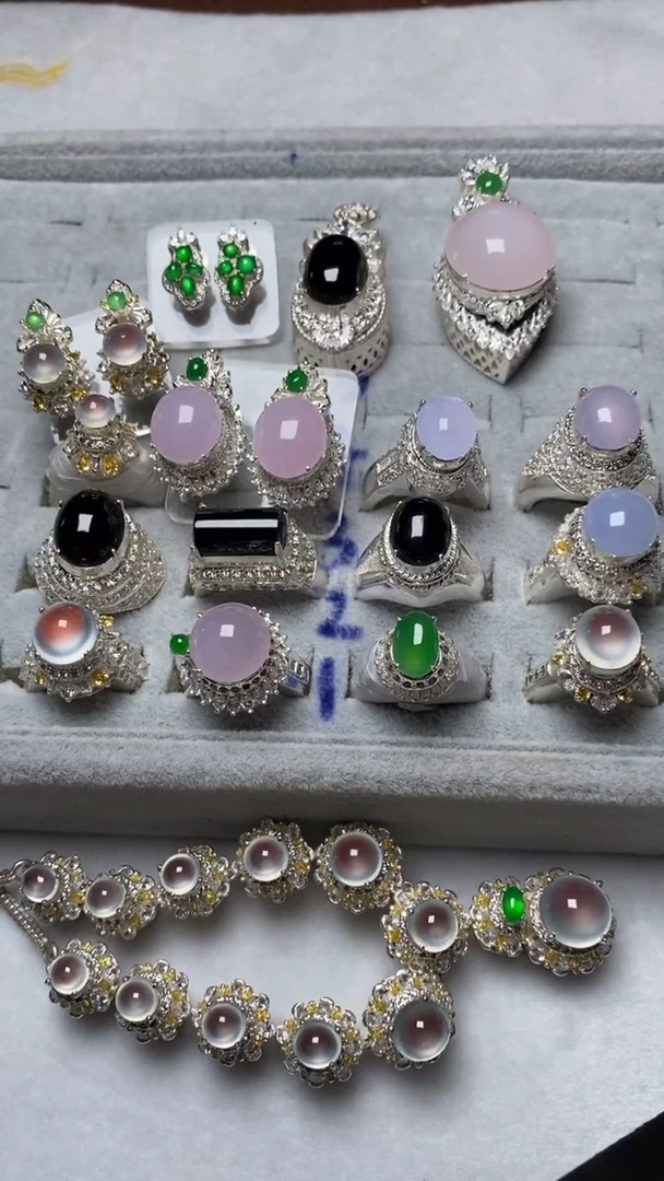 未镶嵌定制翡翠流*、天然缅甸翡翠A货