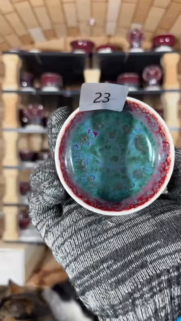 杯精品窑变钧瓷茶器