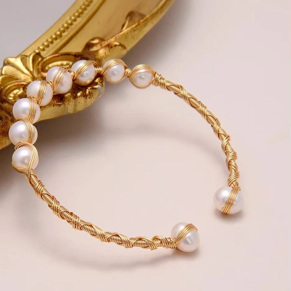 【十全十美】淡水搭珍珠手镯6-8mm多样性发一（非基地发货不带证）