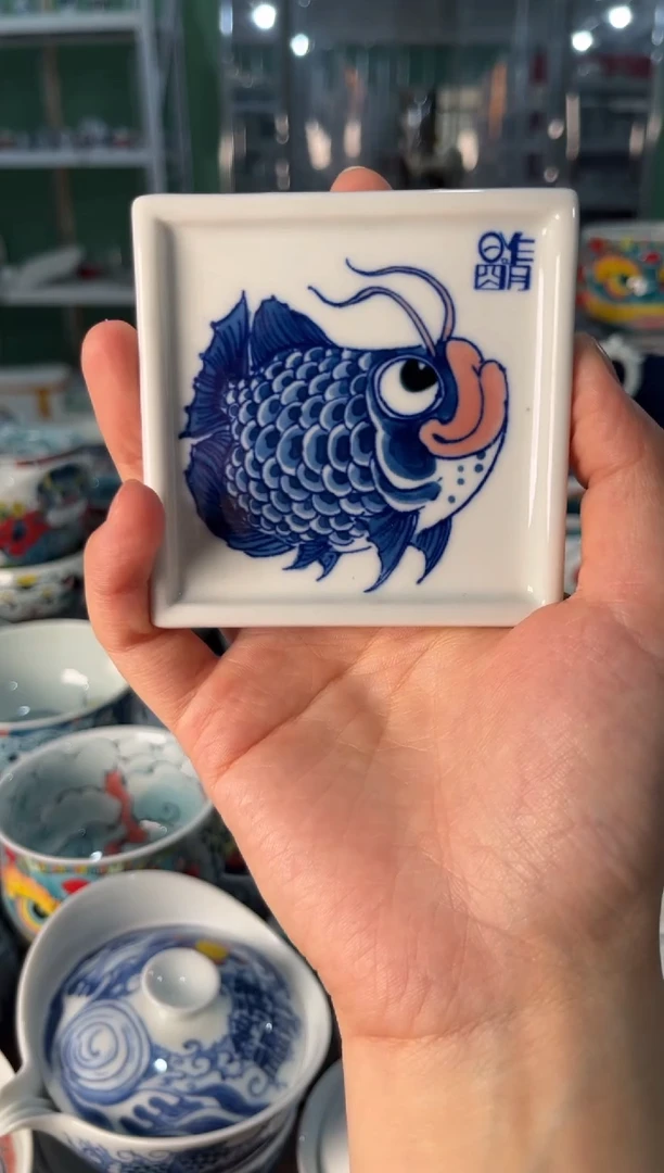 陶瓷昨明景德镇陶瓷：微瑕  杯垫