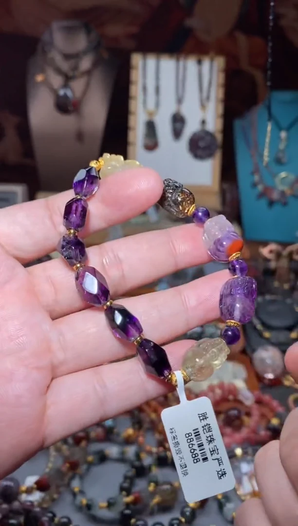 【闪购商品】水晶手串未镶嵌极光貔貅多宝