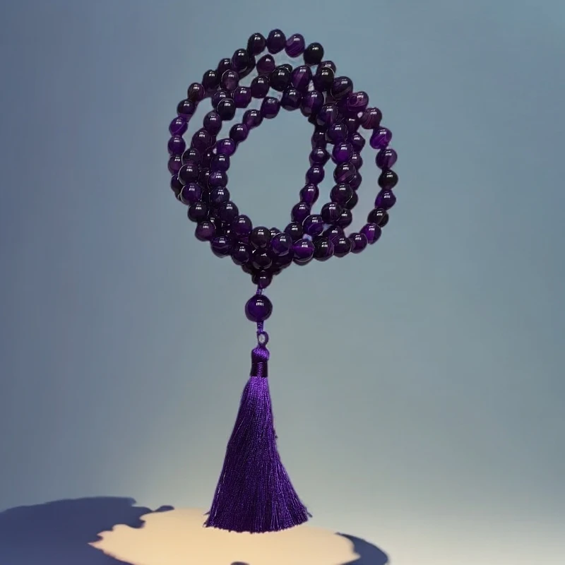 【照耀千秋 尽耀光芒】A152紫胆星耀毛衣链