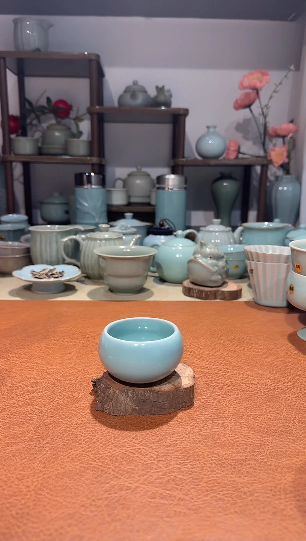 其他瓷047小禅定 仿古釉一级精品 主人杯客杯闻香杯*