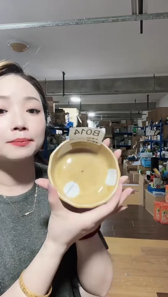 瓷片日本进口瓷器12cm钵B014（新款