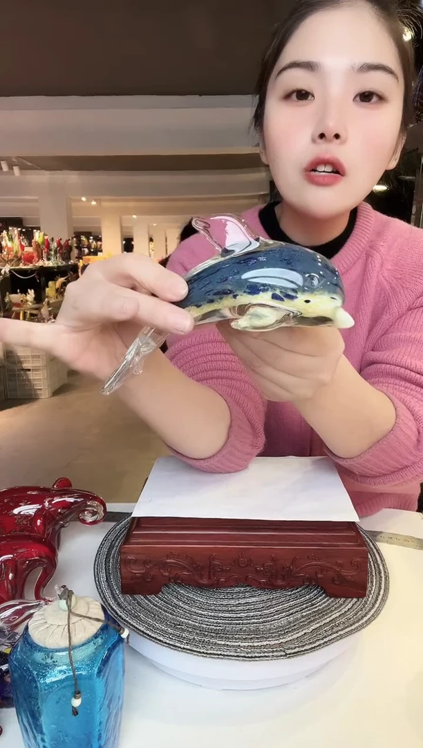 【闪购商品】茶盏琉璃摆件家居摆件