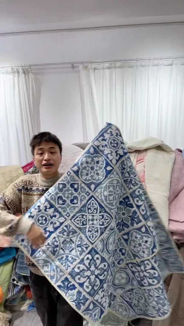 棉90*200纯棉床盖14号微瑕