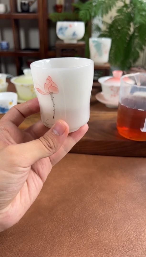 杯子高岭瓷土茶具单品上新