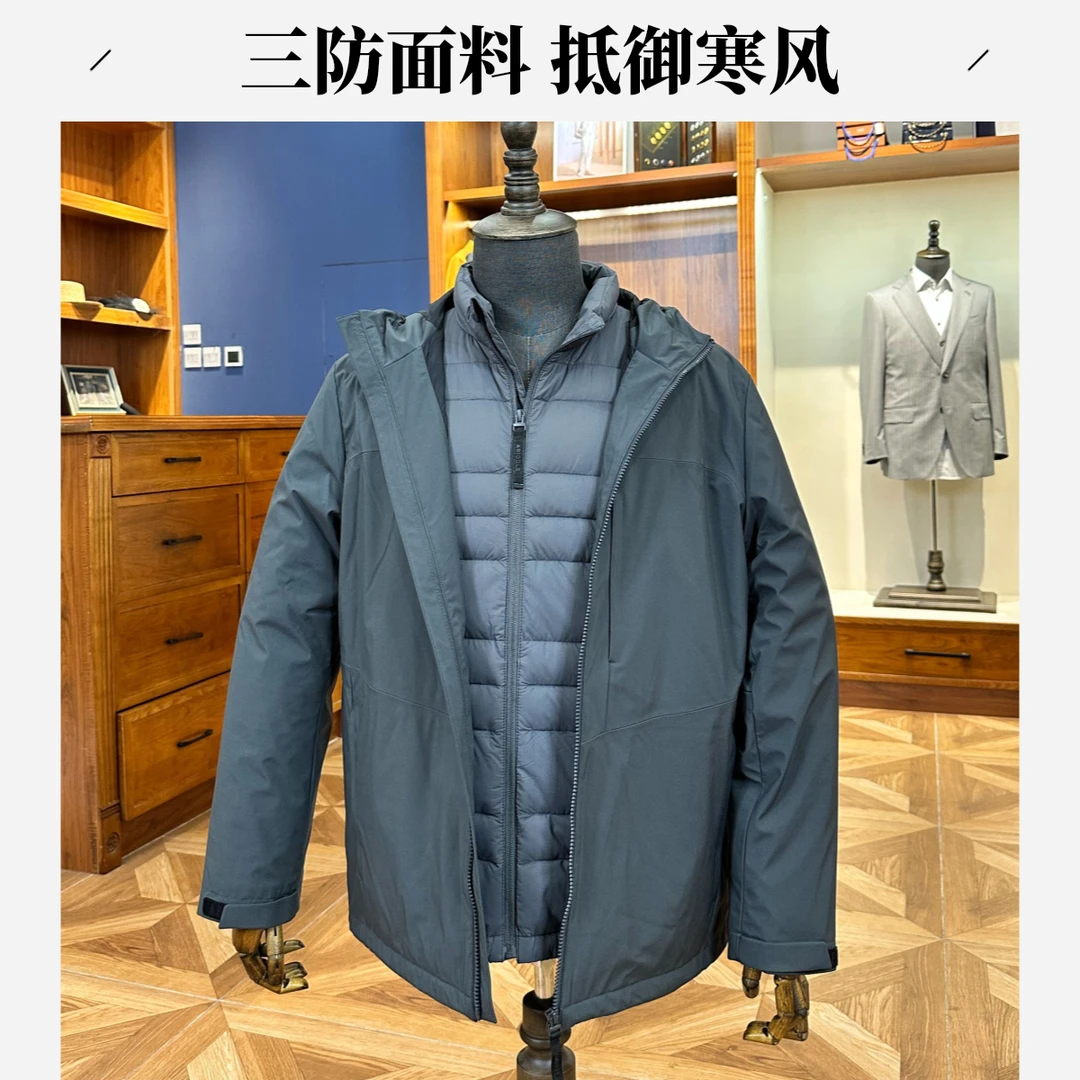 ARIDDLE SPORT · 三合一冬季款内里可单穿短款夹克男子男款