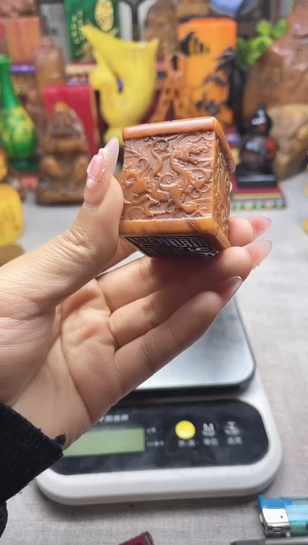 寿山石印石纯天然石料