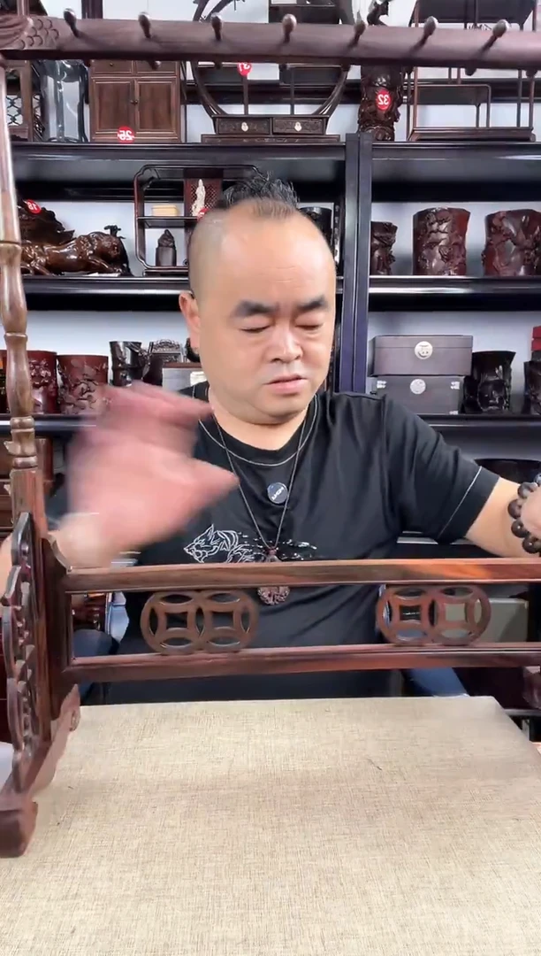 木笔架老李红木工艺品