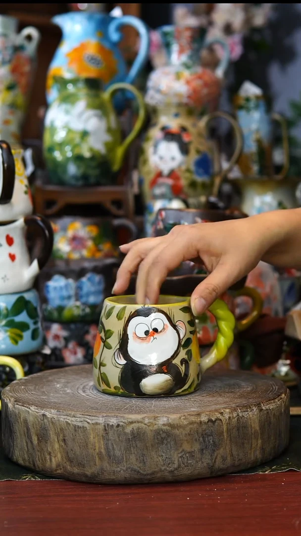 陶瓷192景德镇手工手绘釉下彩