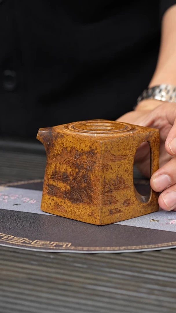 【闪购商品】紫砂茶壶CLQ 柴烧 阳羡四方