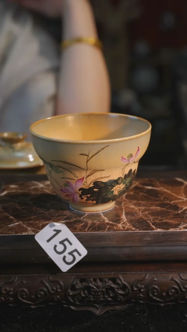杯子等烟雨陶瓷手作主人杯155