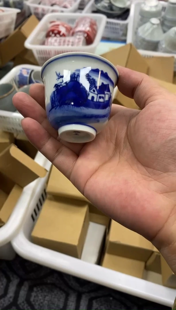 陶瓷景德陶瓷茶具容量约60