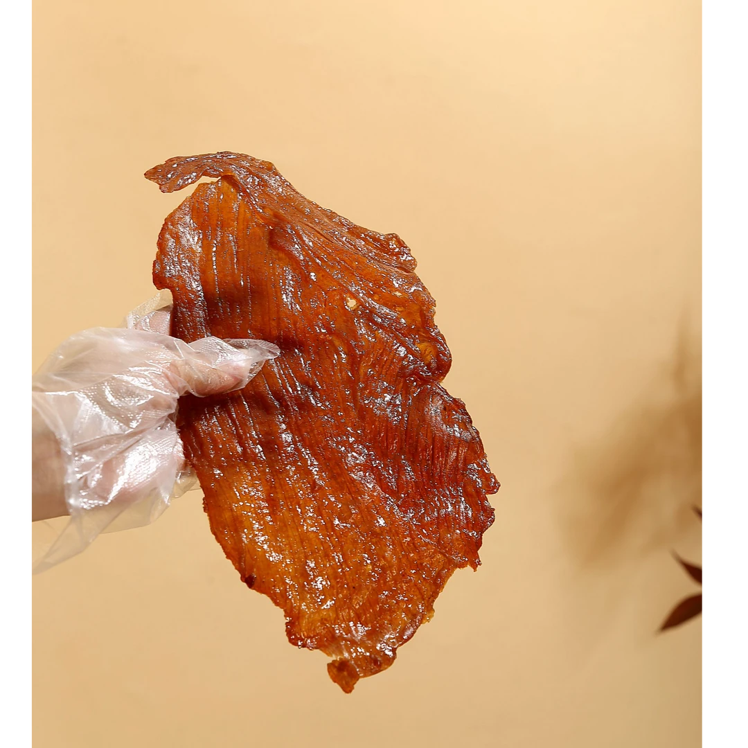 大片原切猪肉脯肉干手撕风干潮汕猪肉脯原味休闲零食