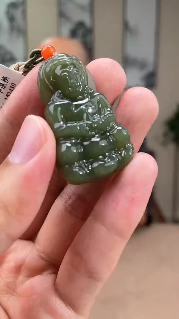 和田玉未镶嵌颈饰多样性拍一发一001091