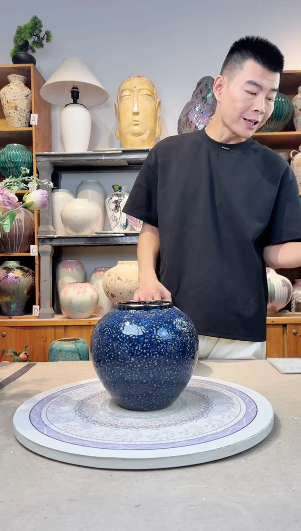 瓶 陶瓷花瓶  紫水晶  小号 正品