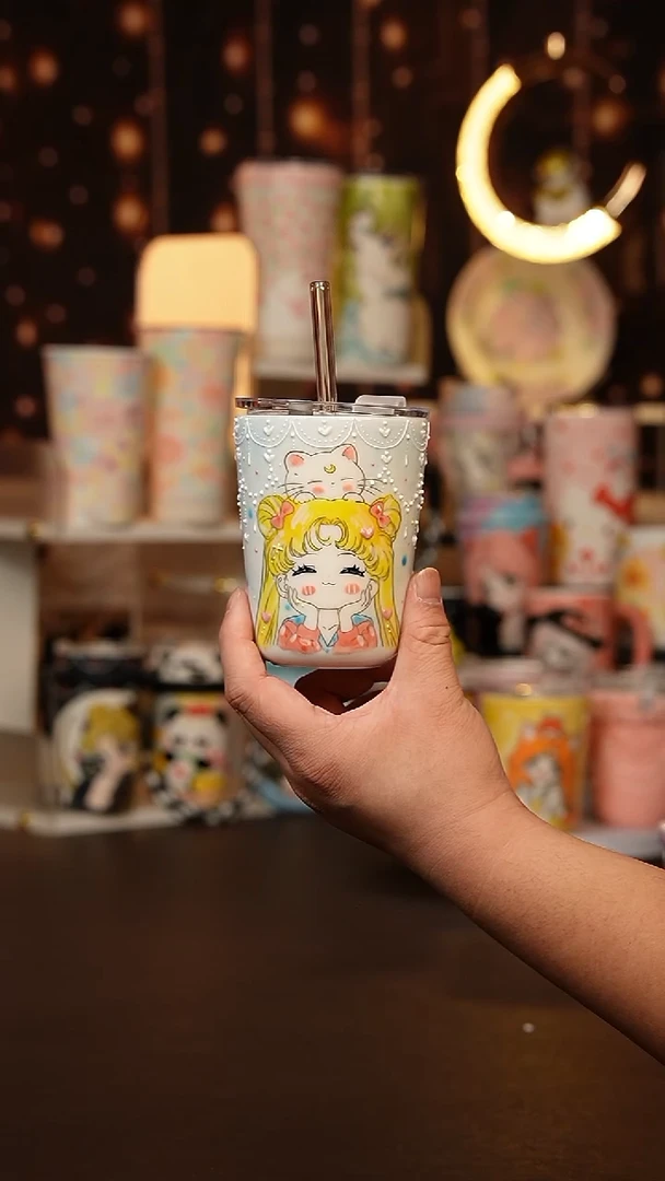 (玉泥）景德镇手工手绘文创陶瓷杯