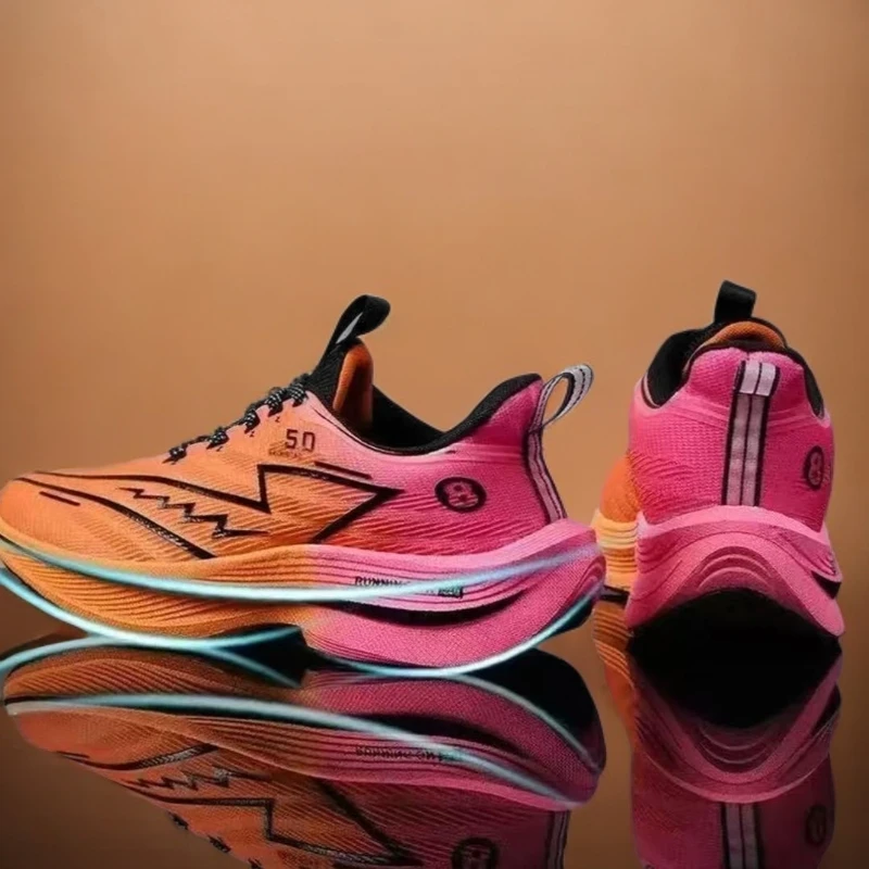 D6男减震篮球鞋马拉松跑步鞋低帮小道竞速网球鞋回弹23186