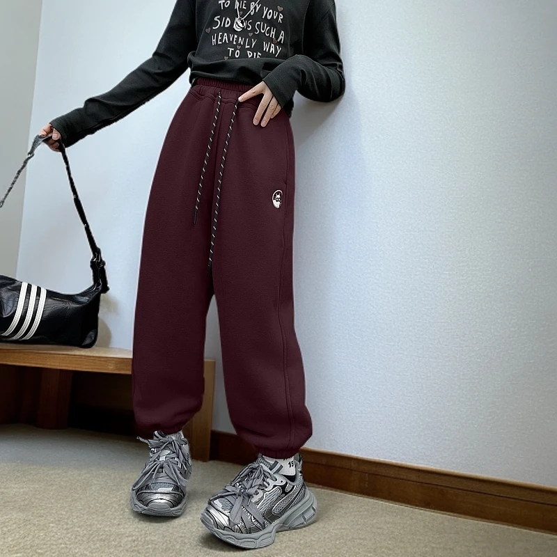 【丫丫童品】女童小猫刺绣收脚裤G387