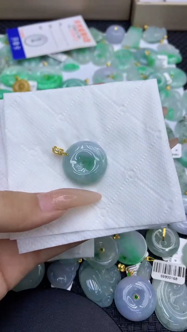 颈饰未镶嵌翡翠天然缅甸A货翡翠