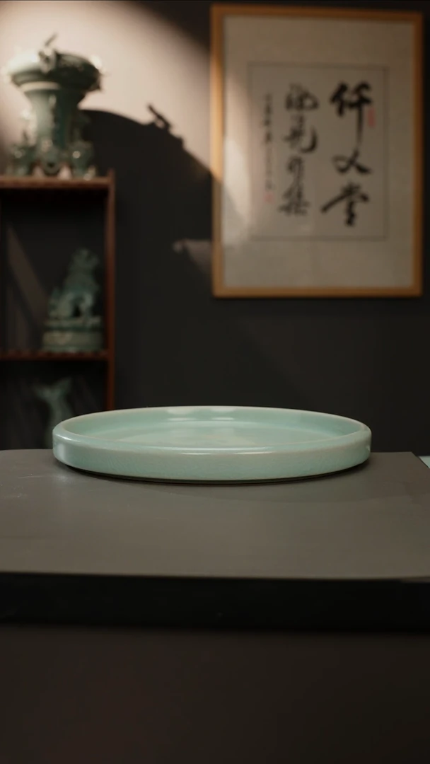 【闪购商品】杯仿古釉原矿  承盘