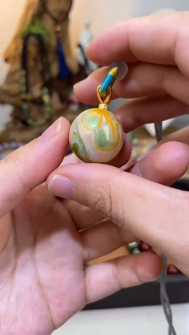 7 非遗大漆2.0漆珠项链地藏（随机发