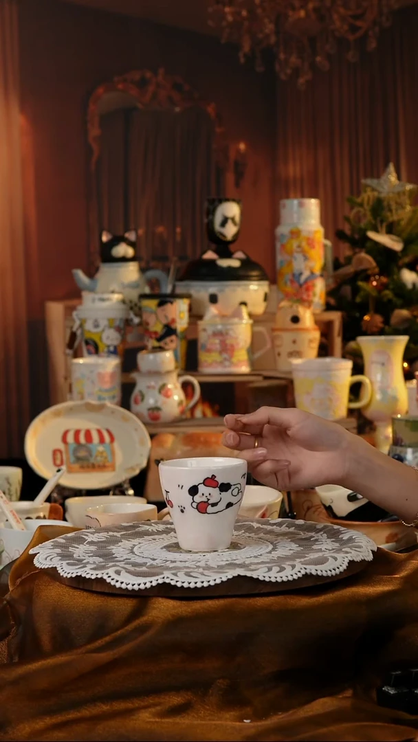 陶瓷便携款景德镇手工手绘陶瓷