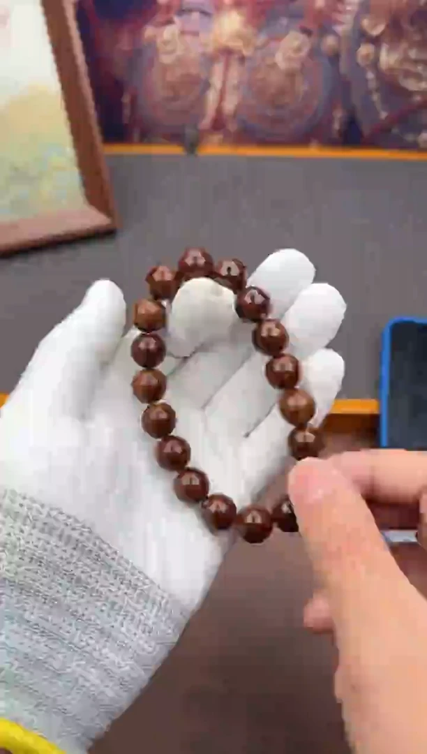 手串紫金鼠10号光珠