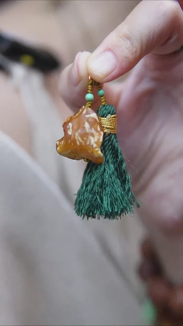 裸石琥珀未镶嵌蜜蜡滴流