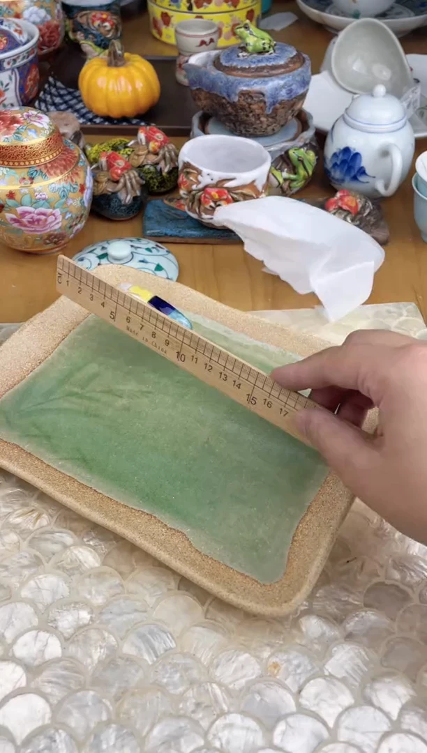 瓷片默认微瑕，看清尺寸品相再拍