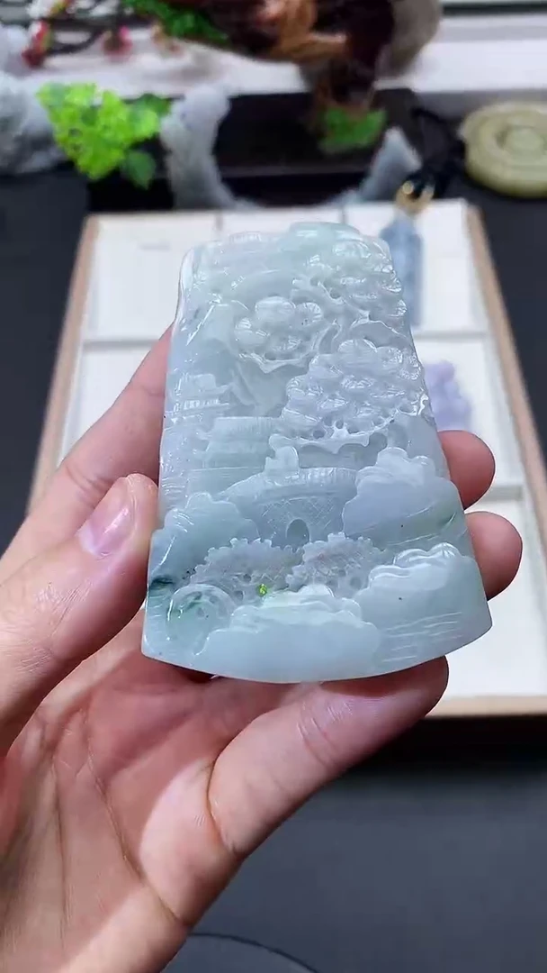 颈饰未镶嵌翡翠天然缅甸A货翡翠