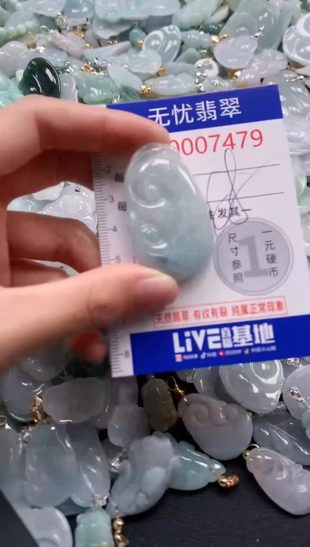 颈饰未镶嵌翡翠7479