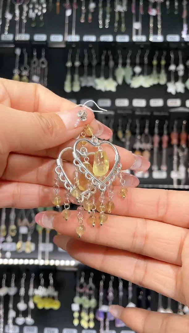 【闪购商品】紫晶耳饰银S925镶嵌私密账号很私密