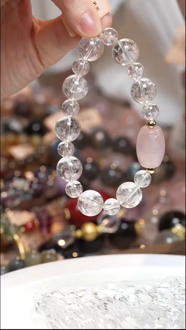 未镶嵌手串水晶粉阿塞手串·MM0025NOV071L203