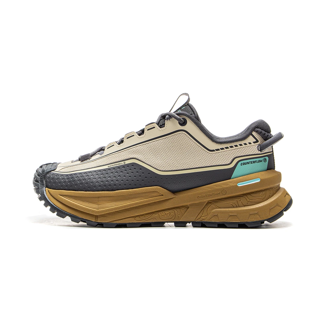 李宁CF溯徒步鞋 行川男女同款缓震回弹耐磨户外跑步登山鞋AHTU023