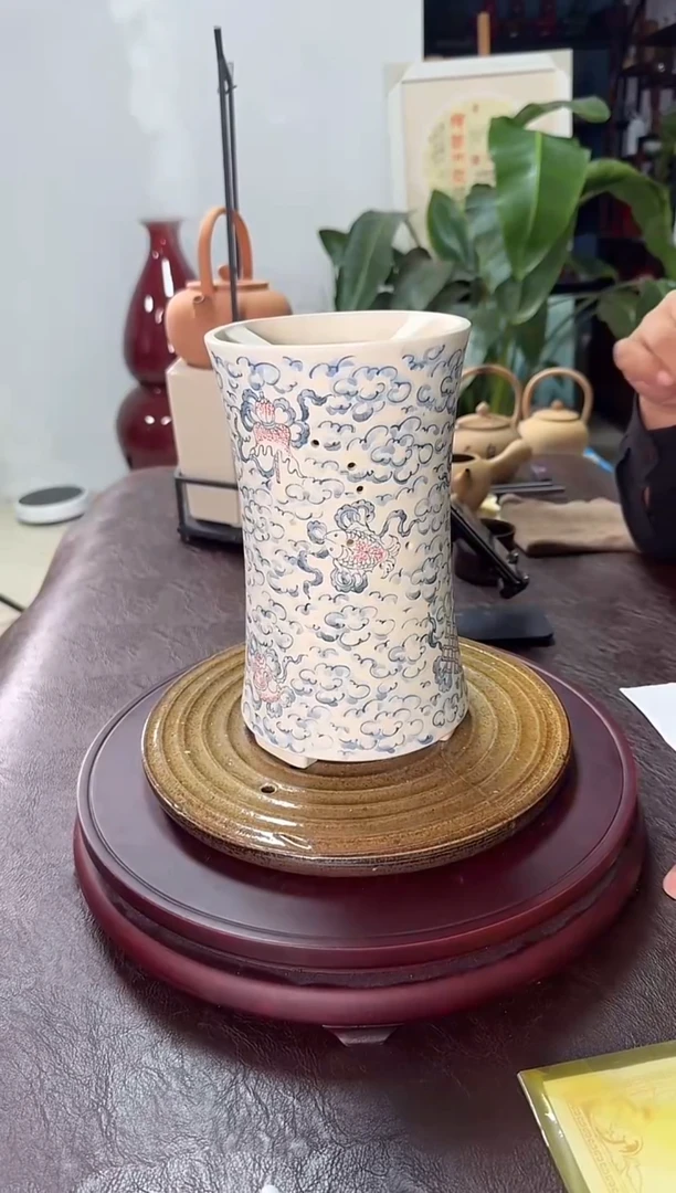 盈泉陶瓷炭火炉高圆云系列