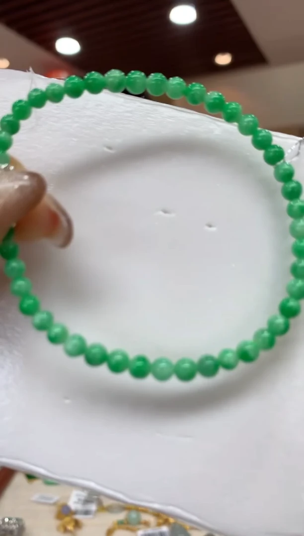 未镶嵌手串翡翠手串