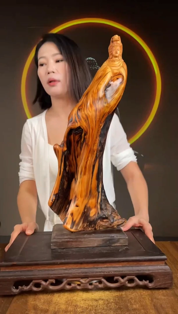 柏木（崖柏）手工摆件,先抢先得! 编号:169