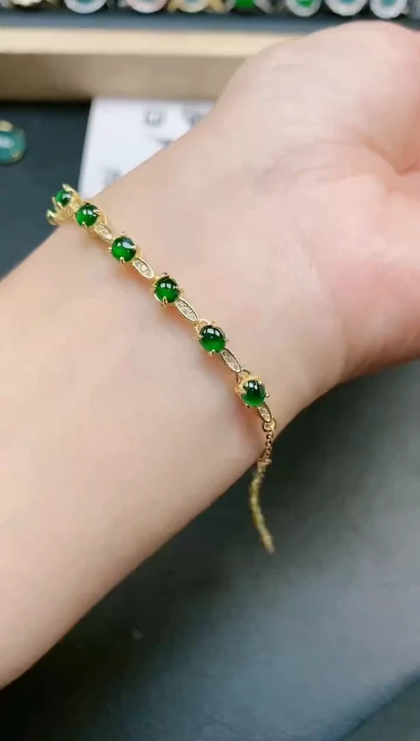 翡翠戒指银S925镶嵌111111