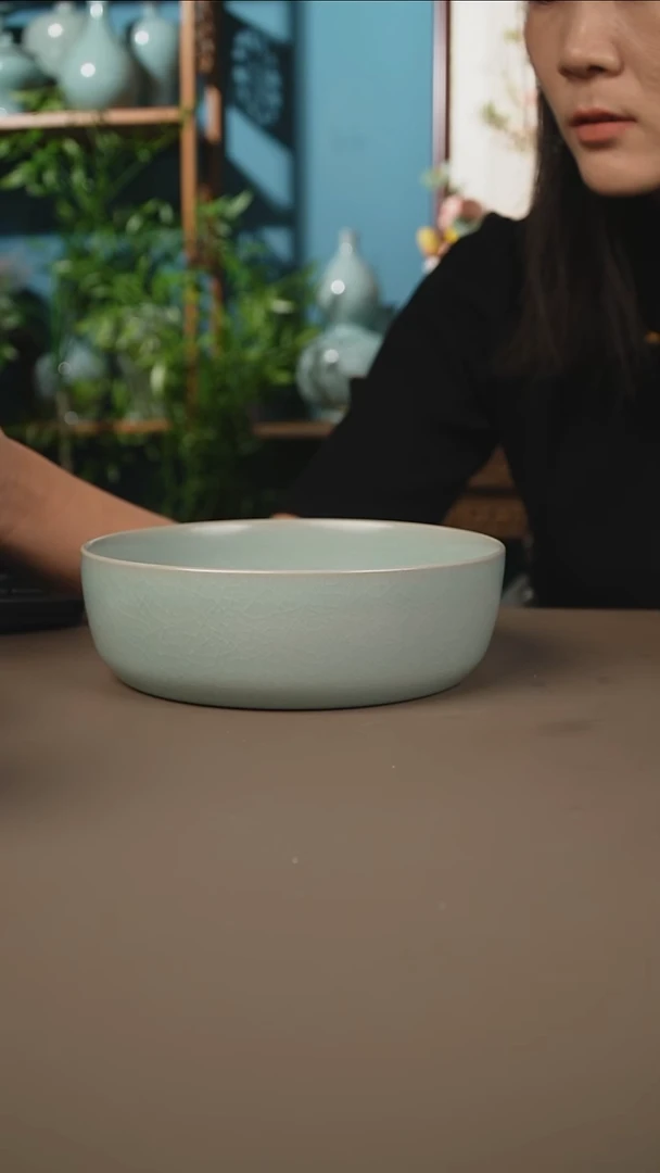 仿古深腹洗微暇