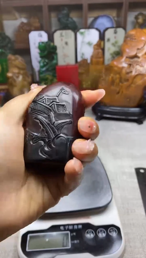 寿山石印石纯天然石料