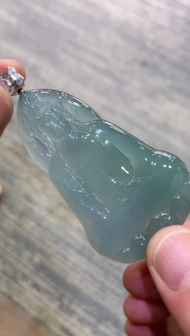 颈饰未镶嵌翡翠天然A货翡翠